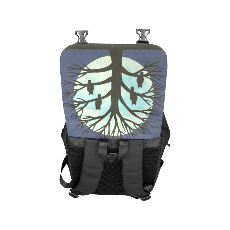 Spooky Owl Tree Casual Shoulders Backpack (Model 1623)