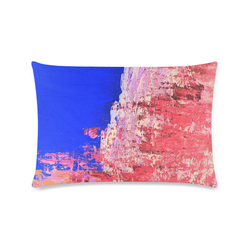 In The Mist Pantone night Custom Zippered Pillow Case 16"x24"(Twin Sides)