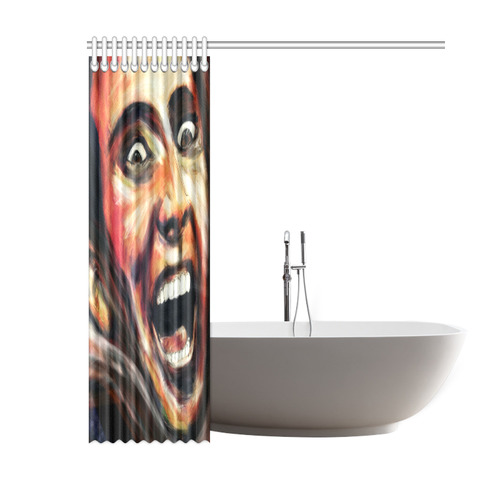 Nic Cage is hot shower Shower Curtain 60"x72"