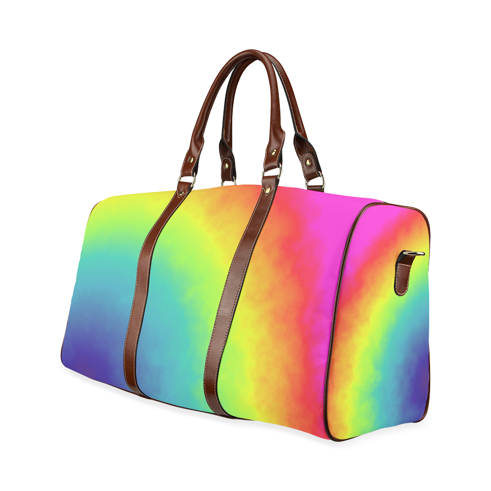 rainbow corner Waterproof Travel Bag/Small (Model 1639)