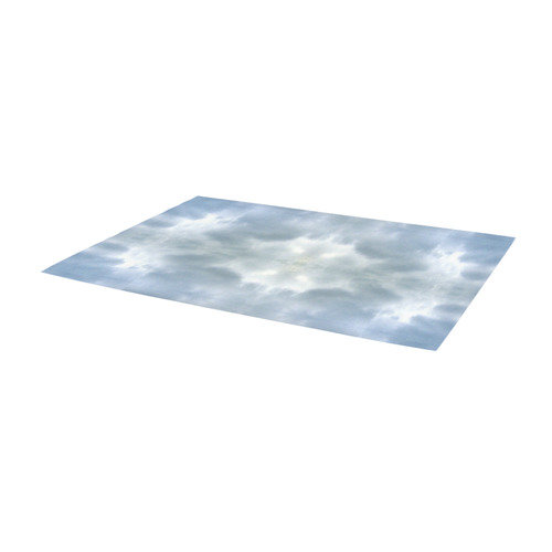 Ice Crystals Abstract Pattern Area Rug 9'6''x3'3''