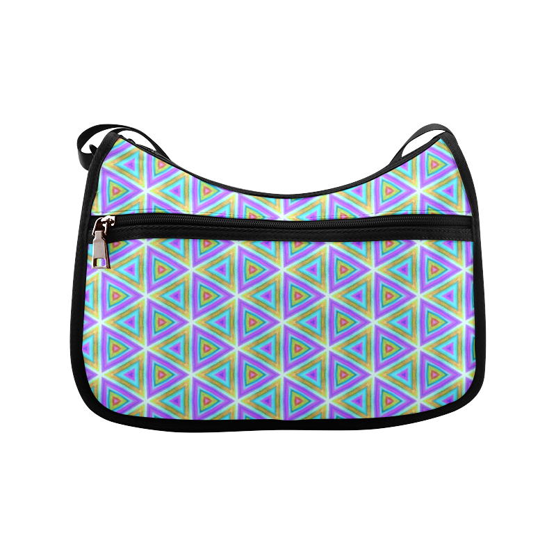 Colorful Retro Geometric Pattern Crossbody Bags (Model 1616)