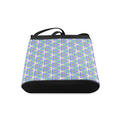 Colorful Retro Geometric Pattern Crossbody Bags (Model 1613)