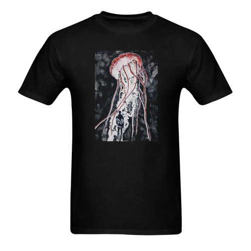 jellyfish shirt Men's T-Shirt in USA Size (Two Sides Printing)