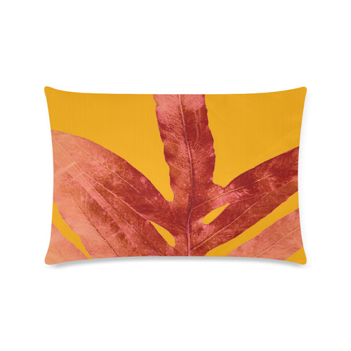 pink nature red Custom Zippered Pillow Case 16"x24"(Twin Sides)