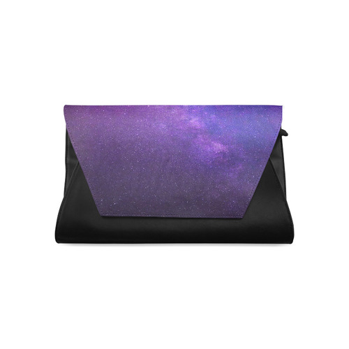 Purple Blue Starry Night Sky Clutch Bag (Model 1630)