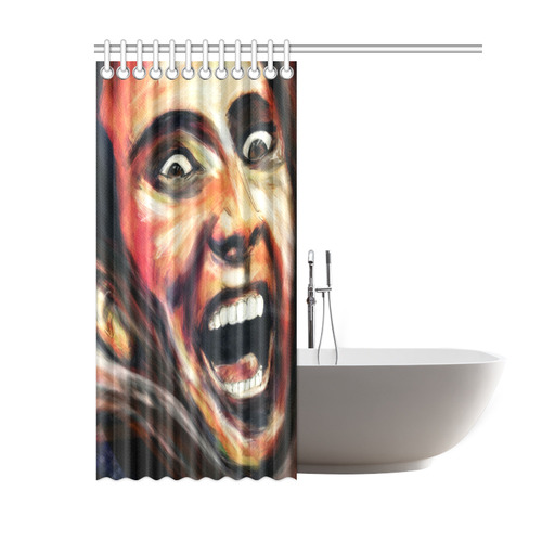 Nic Cage is hot shower Shower Curtain 60"x72"