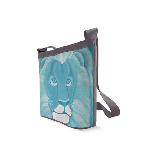 Turquoise Lion Crossbody Bags (Model 1613)
