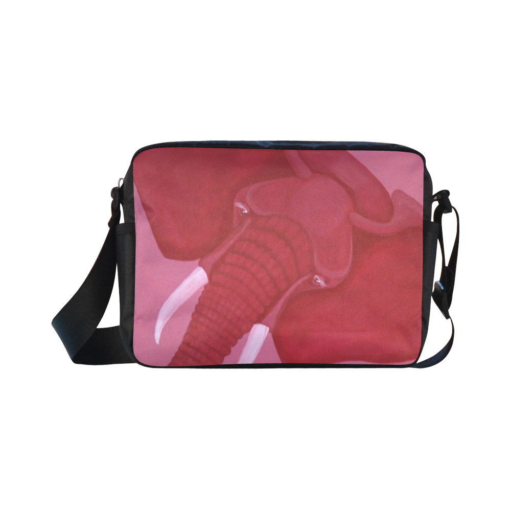 Crimson Elephant Classic Cross-body Nylon Bags (Model 1632)