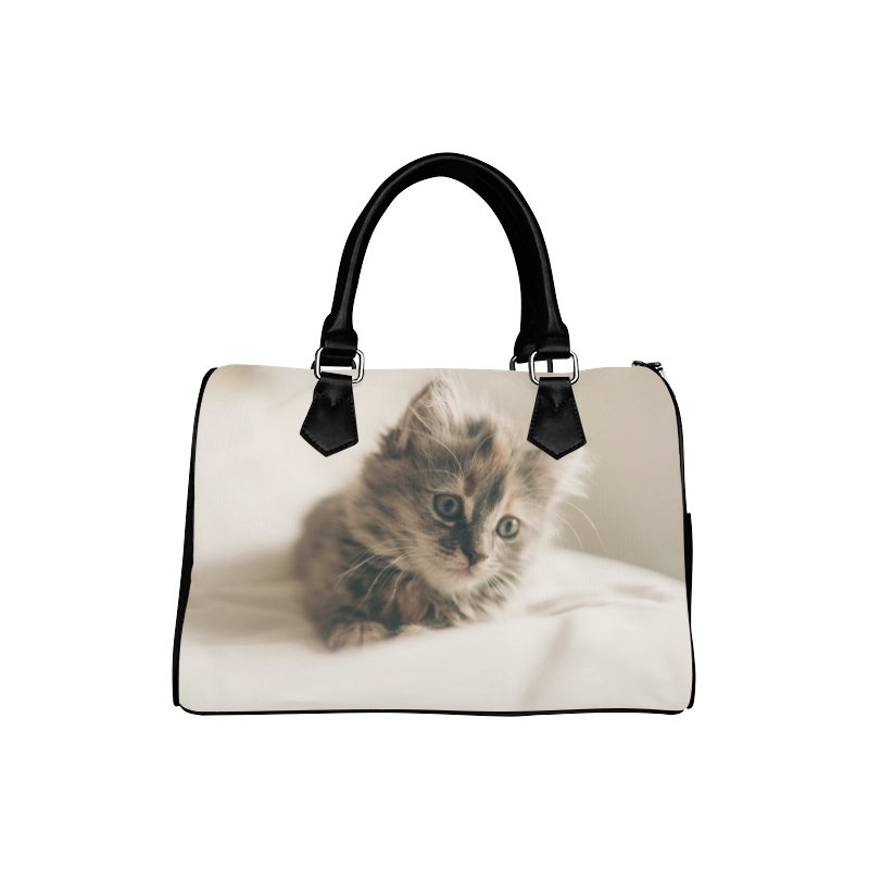Lovely Sweet Little Cat Kitten Kitty Pet Boston Handbag (Model 1621)