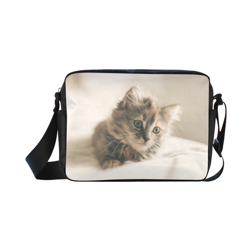 Lovely Sweet Little Cat Kitten Kitty Pet Classic Cross-body Nylon Bags (Model 1632)