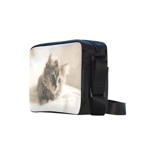 Lovely Sweet Little Cat Kitten Kitty Pet Classic Cross-body Nylon Bags (Model 1632)