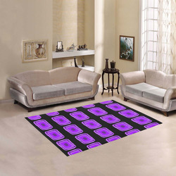 PURPLE DESTINY Area Rug 5'3''x4'