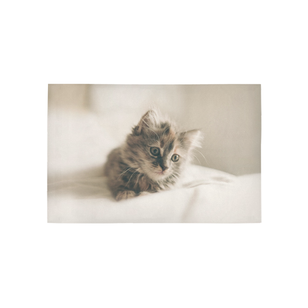 Lovely Sweet Little Cat Kitten Kitty Pet Area Rug 5'x3'3''