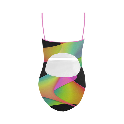 rainbow twist Strap Swimsuit ( Model S05)