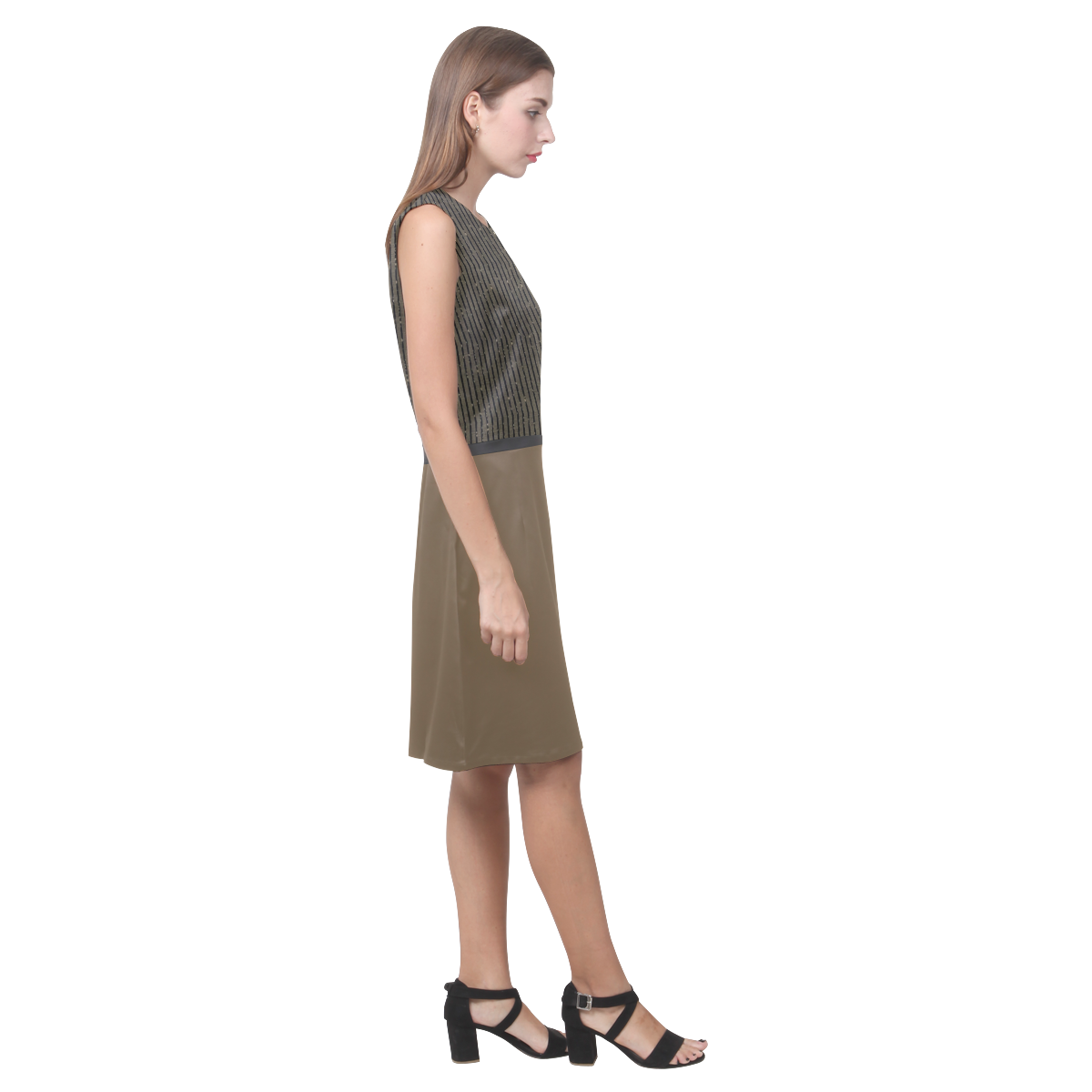 Sepia Eos Women's Sleeveless Dress (Model D01)