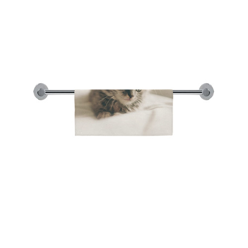 Lovely Sweet Little Cat Kitten Kitty Pet Square Towel 13“x13”