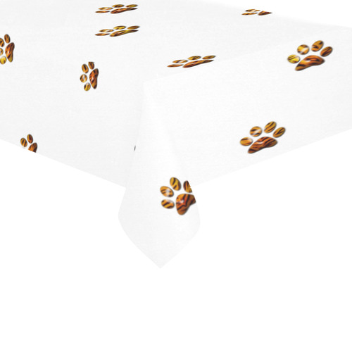 Tiger Paw Cotton Linen Tablecloth 60"x 104"