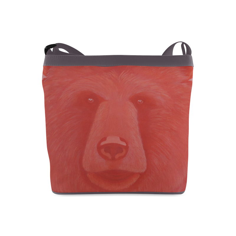 Vermillion Bear Crossbody Bags (Model 1613)