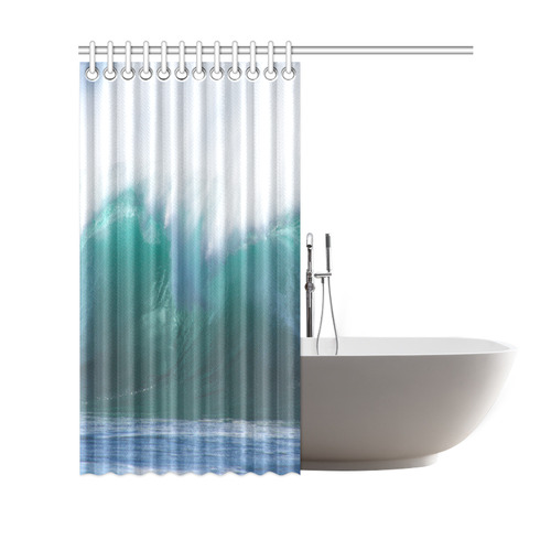 Banzai Pipe Wave Shower Curtain 69"x70"