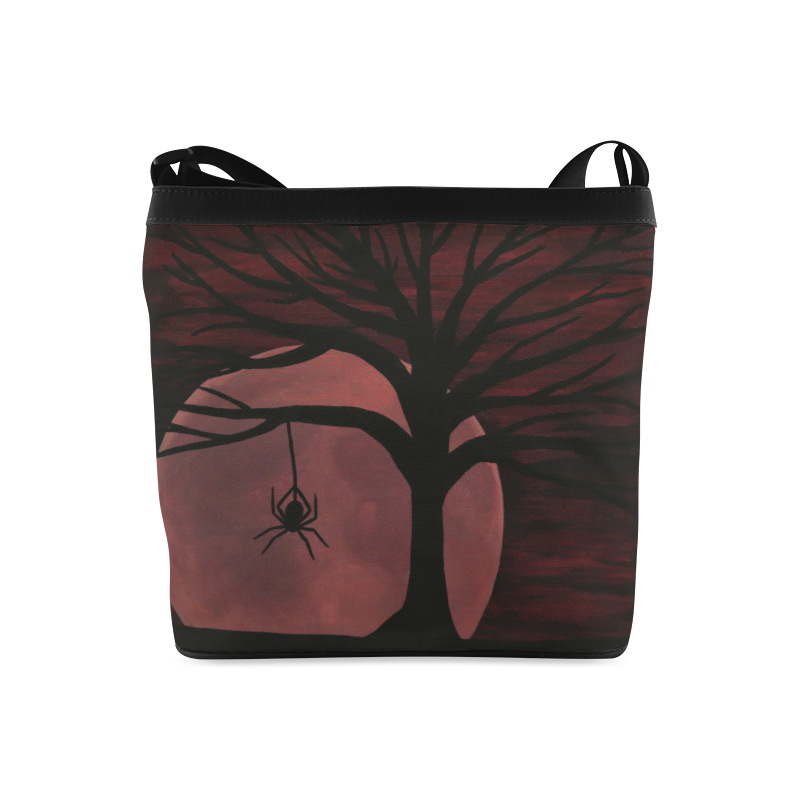 Spooky Spider Tree Crossbody Bags (Model 1613)