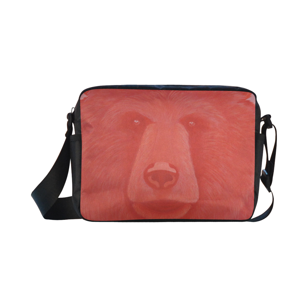 Vermillion Bear Classic Cross-body Nylon Bags (Model 1632) | ID: D842795
