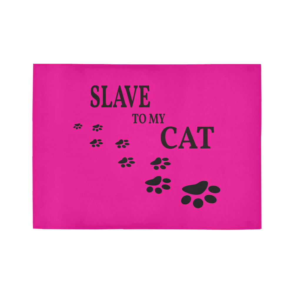 Slave To My Cat Area Rug7'x5'