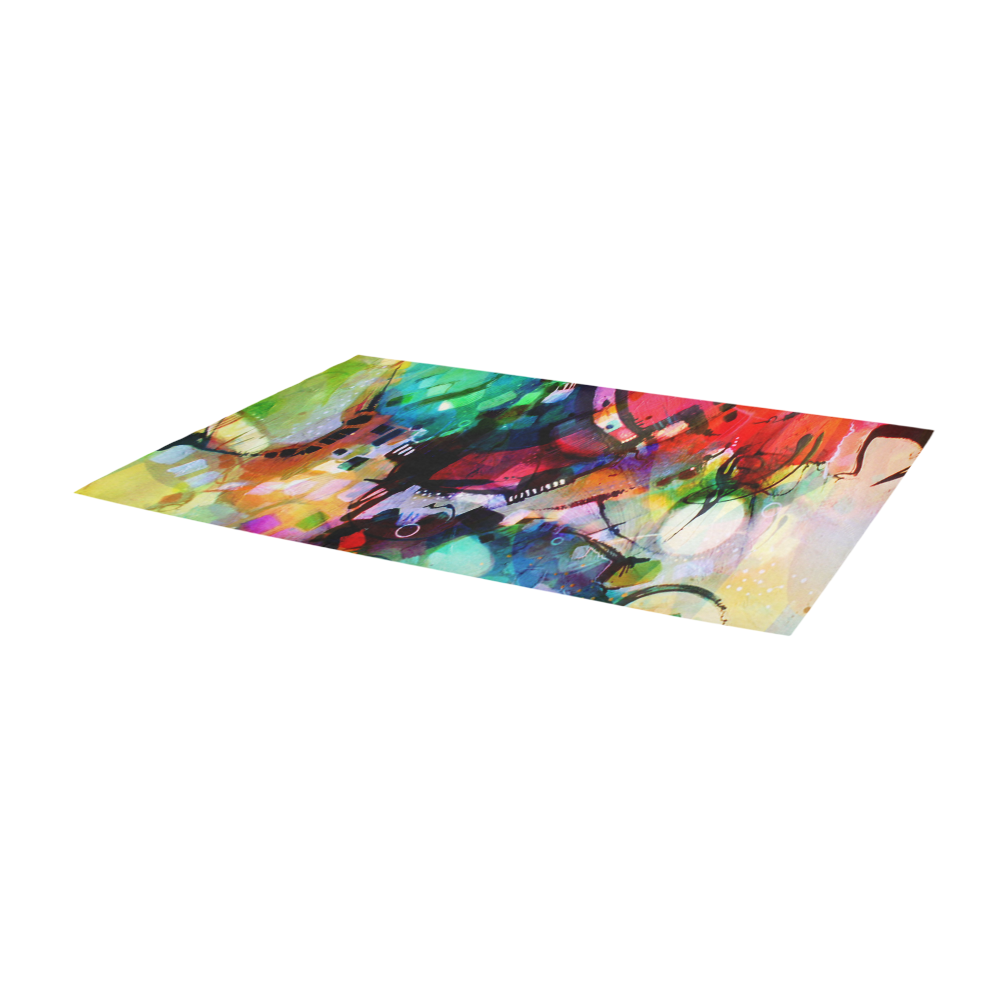 Color Cacophony Area Rug 9'6''x3'3''