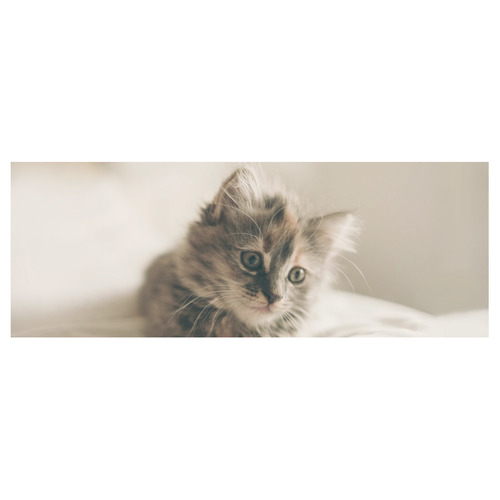 Lovely Sweet Little Cat Kitten Kitty Pet Travel Mug (Silver) (14 Oz)