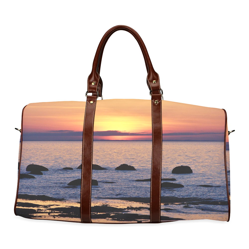 Summer's Glow Waterproof Travel Bag/Small (Model 1639)