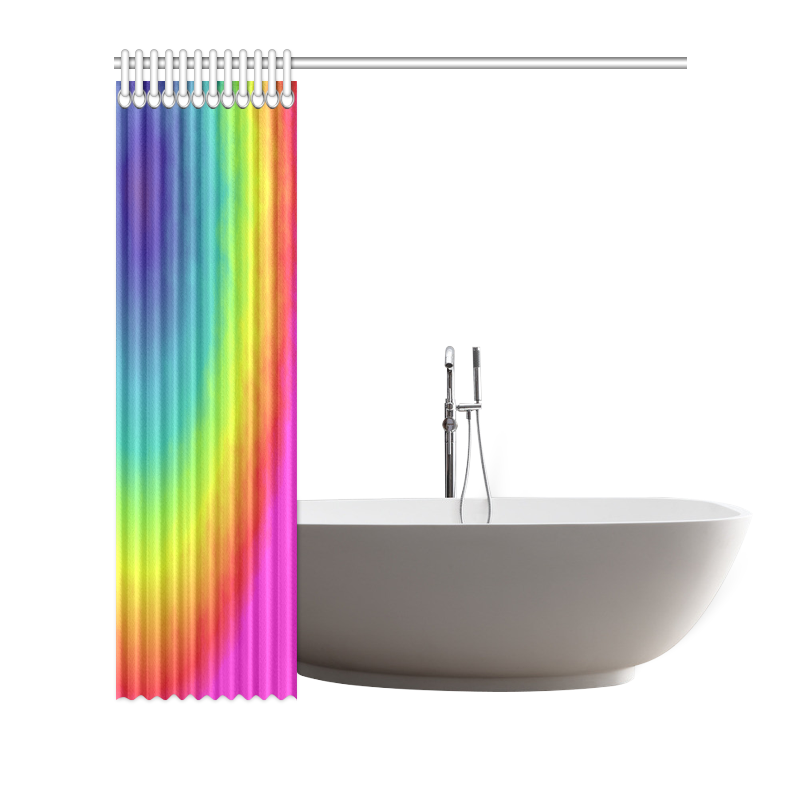 rainbow corner Shower Curtain 72"x72"