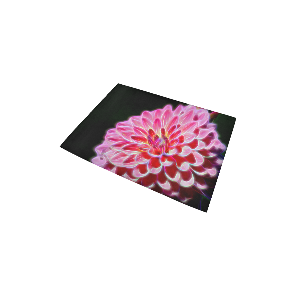 Pink Chrysanthemum Topaz Area Rug 2'7"x 1'8‘’