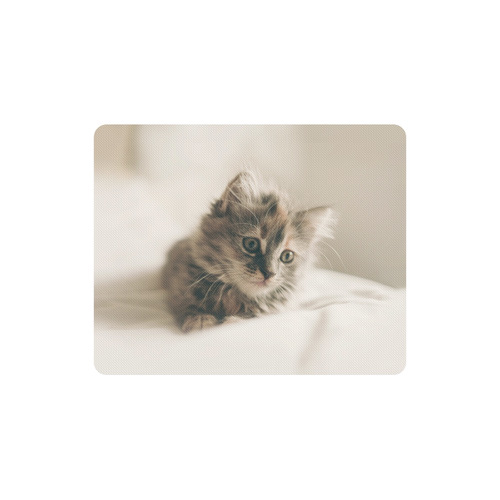 Lovely Sweet Little Cat Kitten Kitty Pet Rectangle Mousepad