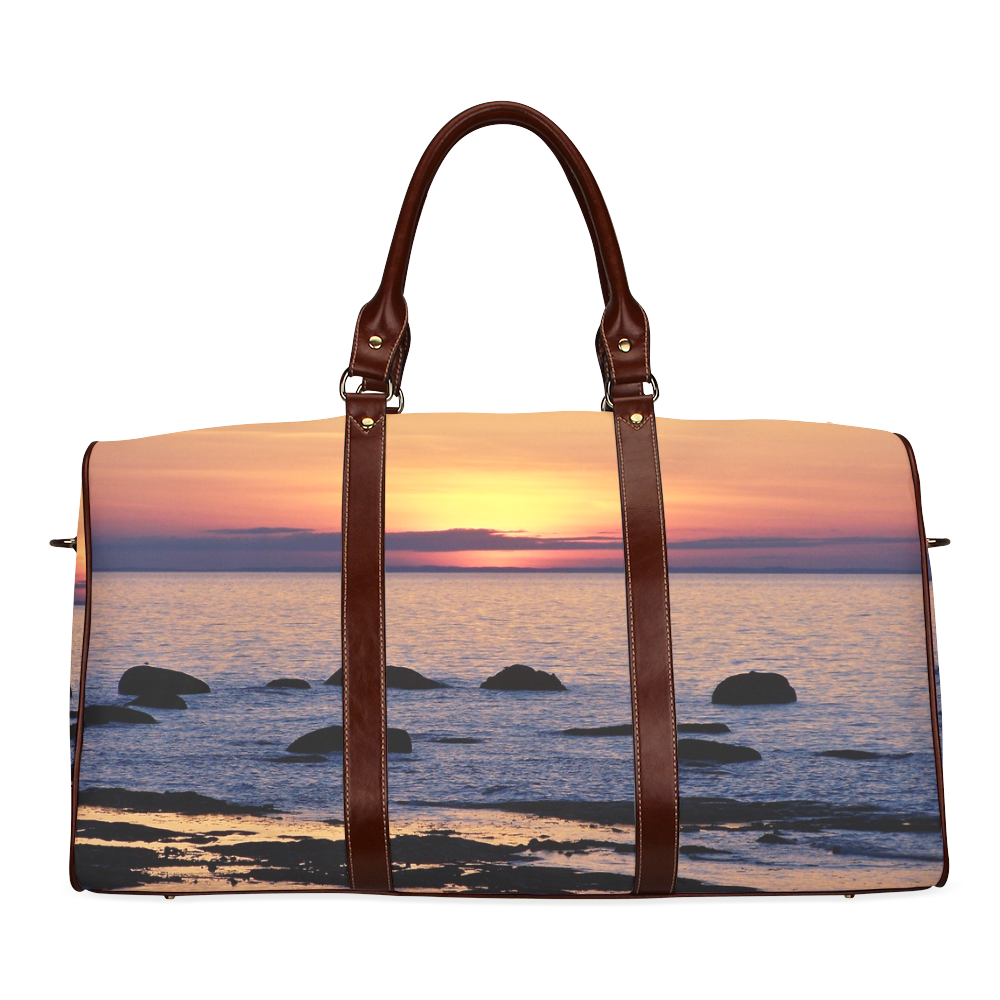 Summer's Glow Waterproof Travel Bag/Large (Model 1639)