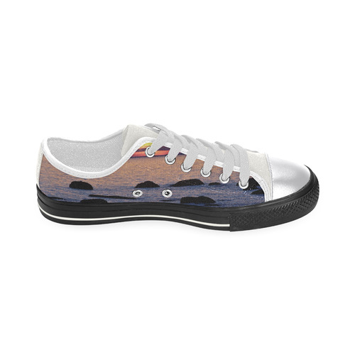 Summer's Glow Women's Classic Canvas Shoes (Model 018)