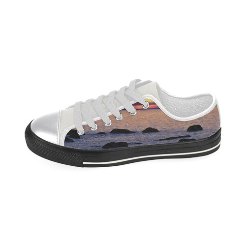 Summer's Glow Women's Classic Canvas Shoes (Model 018)