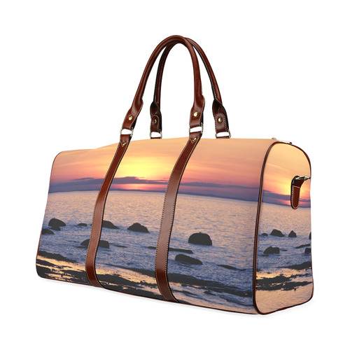 Summer's Glow Waterproof Travel Bag/Large (Model 1639)