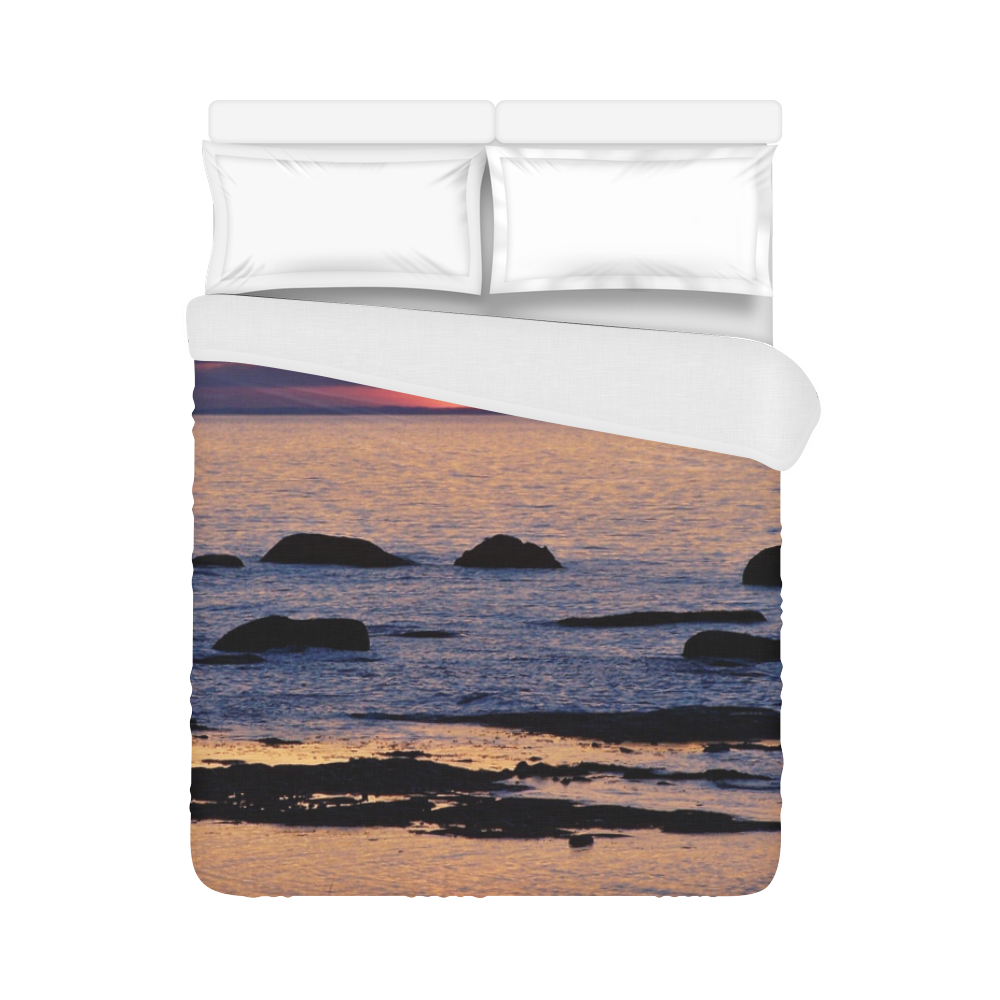 Summer's Glow Duvet Cover 86"x70" ( All-over-print)