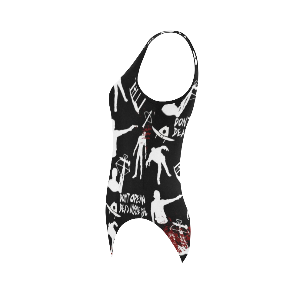 BlackWalkingDead Vest One Piece Swimsuit (Model S04)