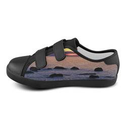 Summer's Glow Velcro Canvas Kid's Shoes (Model 008)