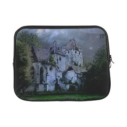 Creepy gothic halloween haunted castle in night Macbook Pro 11''
