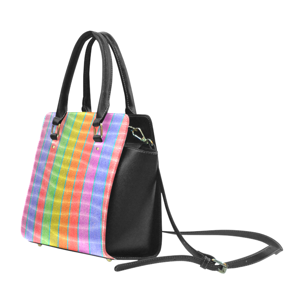 sandy stripes Classic Shoulder Handbag (Model 1653)
