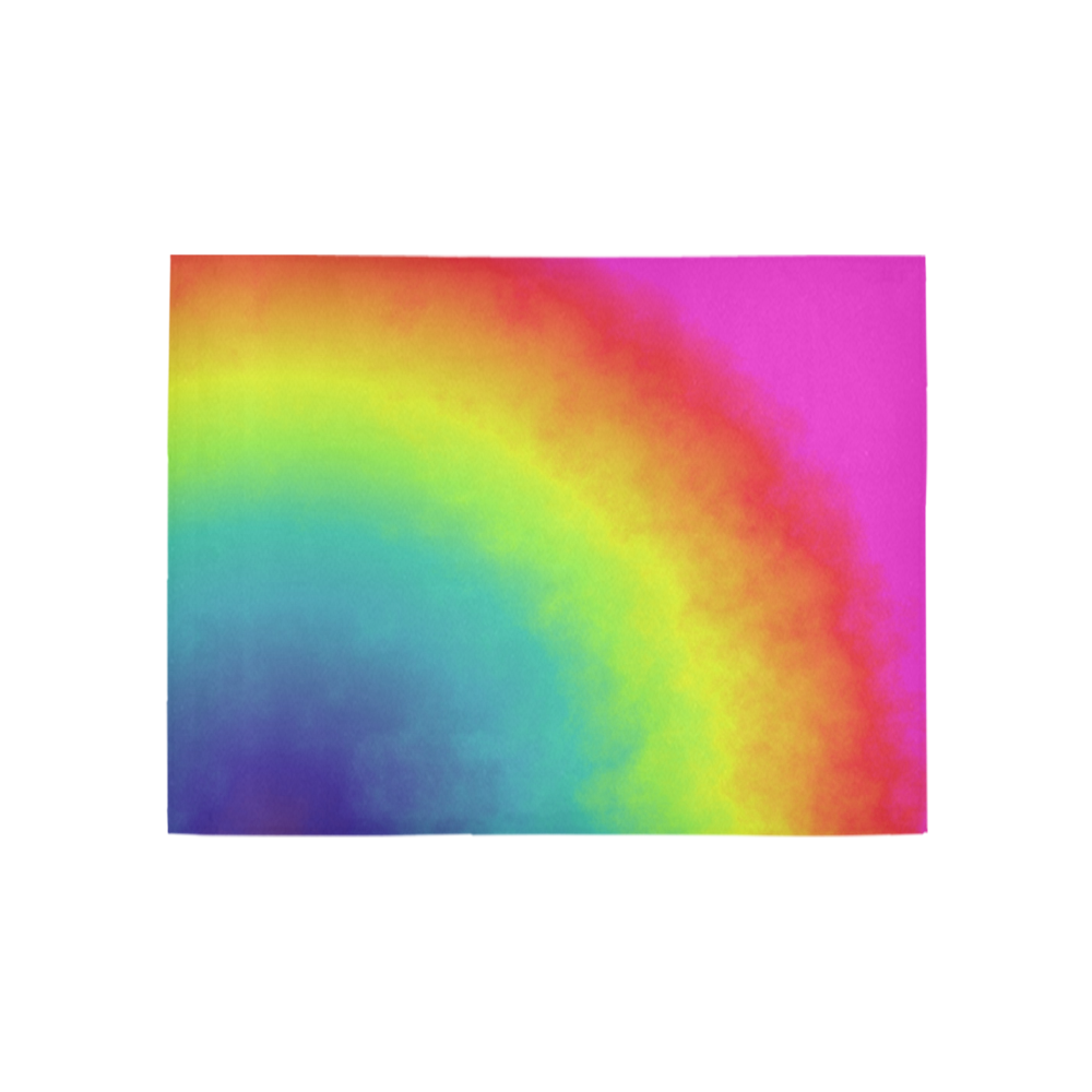 rainbow corner Area Rug 5'3''x4'