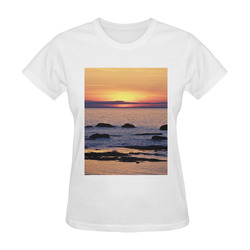 Summer's Glow Sunny Women's T-shirt (Model T05)
