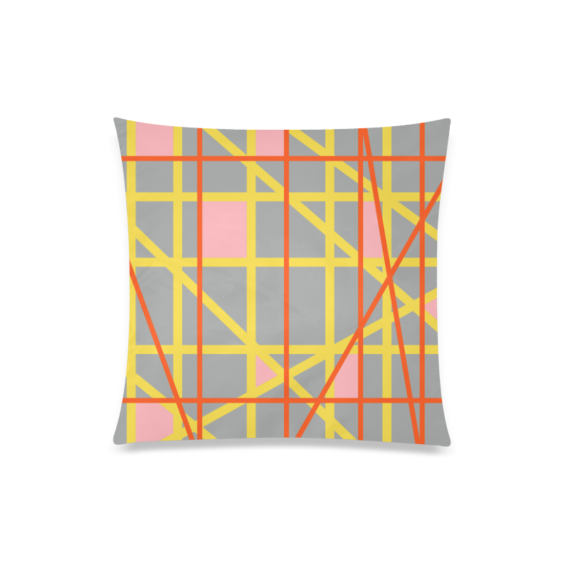 Abstract RQ Custom Zippered Pillow Case 20"x20"(Twin Sides)
