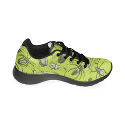 insects spiders creepy crawlers halloween green Men’s Running Shoes (Model 020)