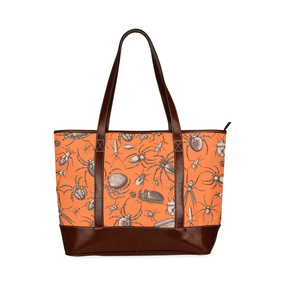 beetles spiders creepy crawlers bugs halloween Tote Handbag (Model 1642)