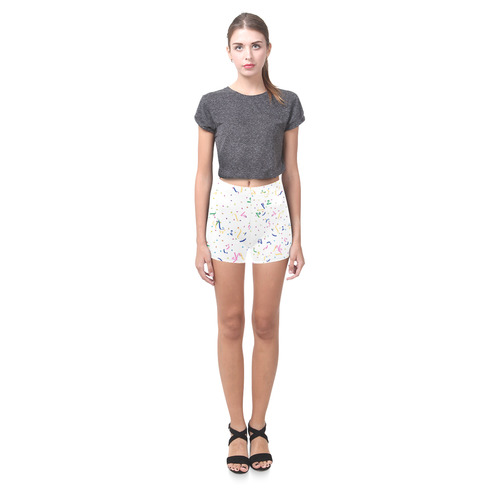 Confetti and  Party Streamers Briseis Skinny Shorts (Model L04)