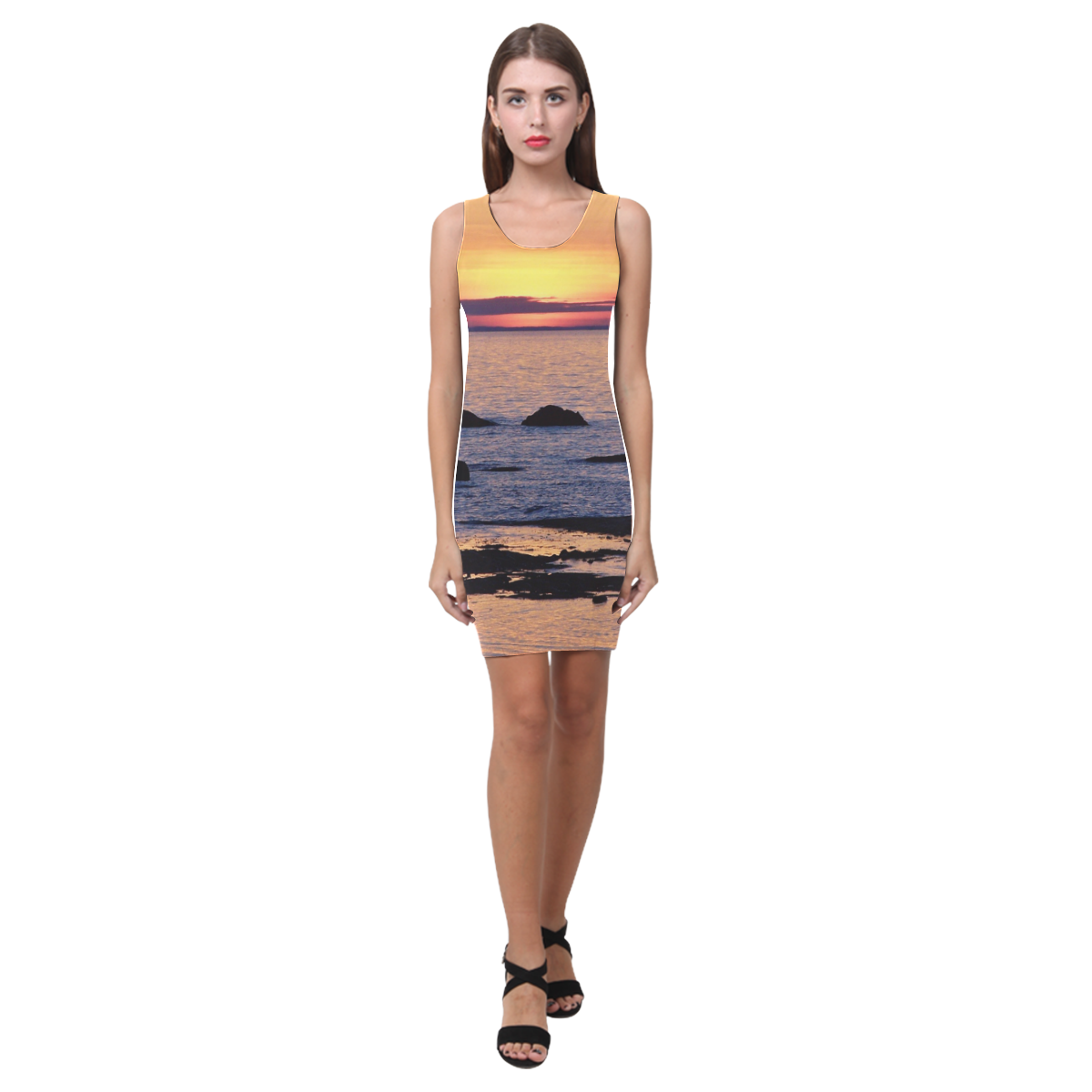 Summer's Glow Medea Vest Dress (Model D06)