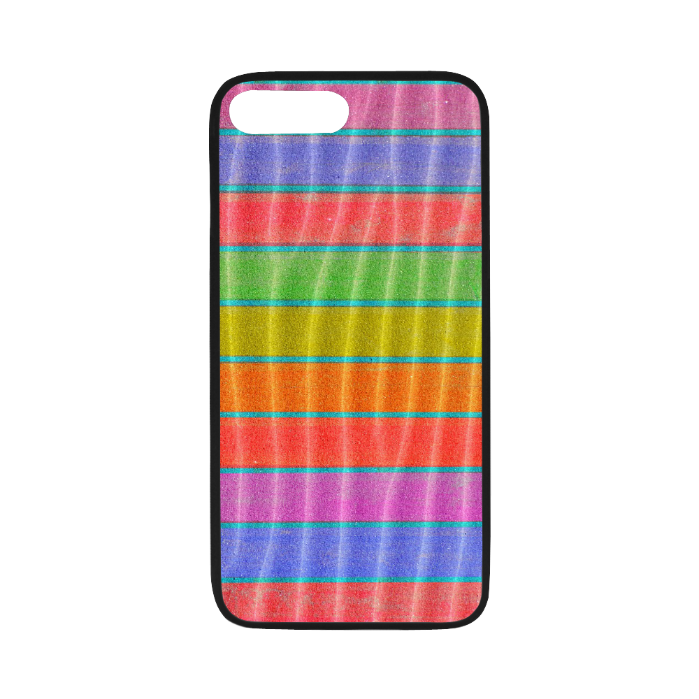 sandy stripes Rubber Case for iPhone 7 plus (5.5”) | ID: D852022